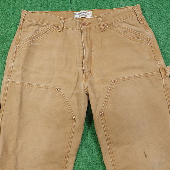 LEVI'S LEVI STRAUSS SIGNATURE WORKWEAR FIT DUCK CANVAS DOUBLE KNEE PANTS 36X32 - Picture 2 of 16